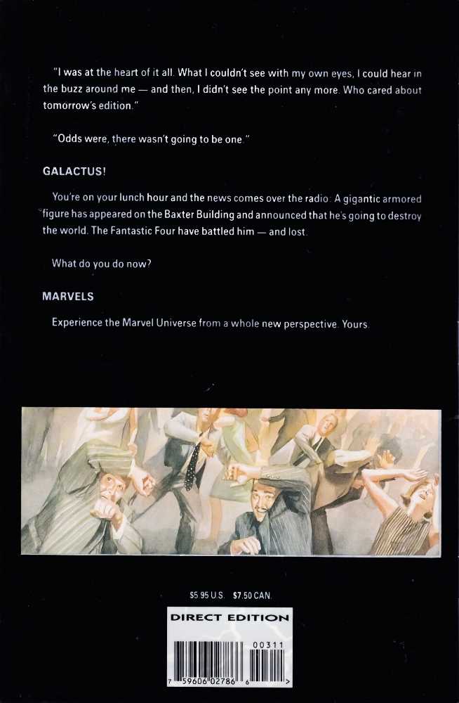 Marvels 3 - Marvel Comics (3 - 03/1994) comic book collectible [Barcode 75960602786600311] - Main Image 2