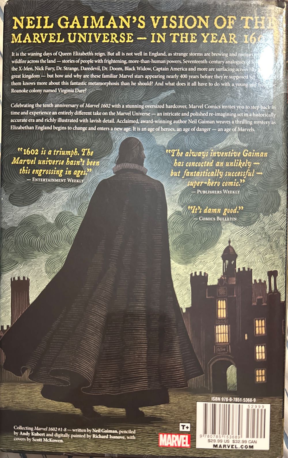 Marvel 1602 - Marvel (1-8 - Jun 2004) comic book collectible [Barcode 9780785153689] - Main Image 2