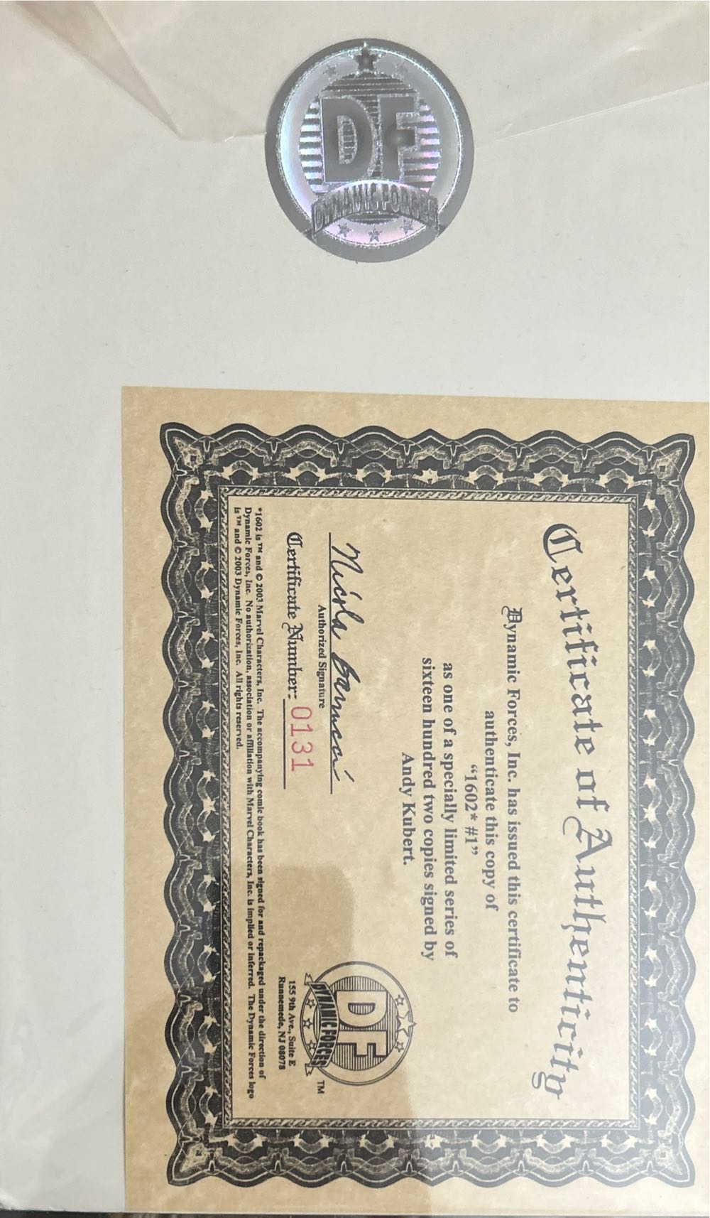 Marvel 1602 - Marvel (1 - Nov 2003) comic book collectible - Main Image 2