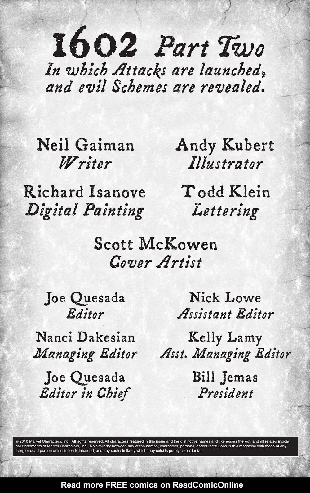 Part Two: In Which Attacks Are Launched, and Evil Schemes Are Revealed - Marvel (2 - Nov 2003) comic book collectible - Main Image 2