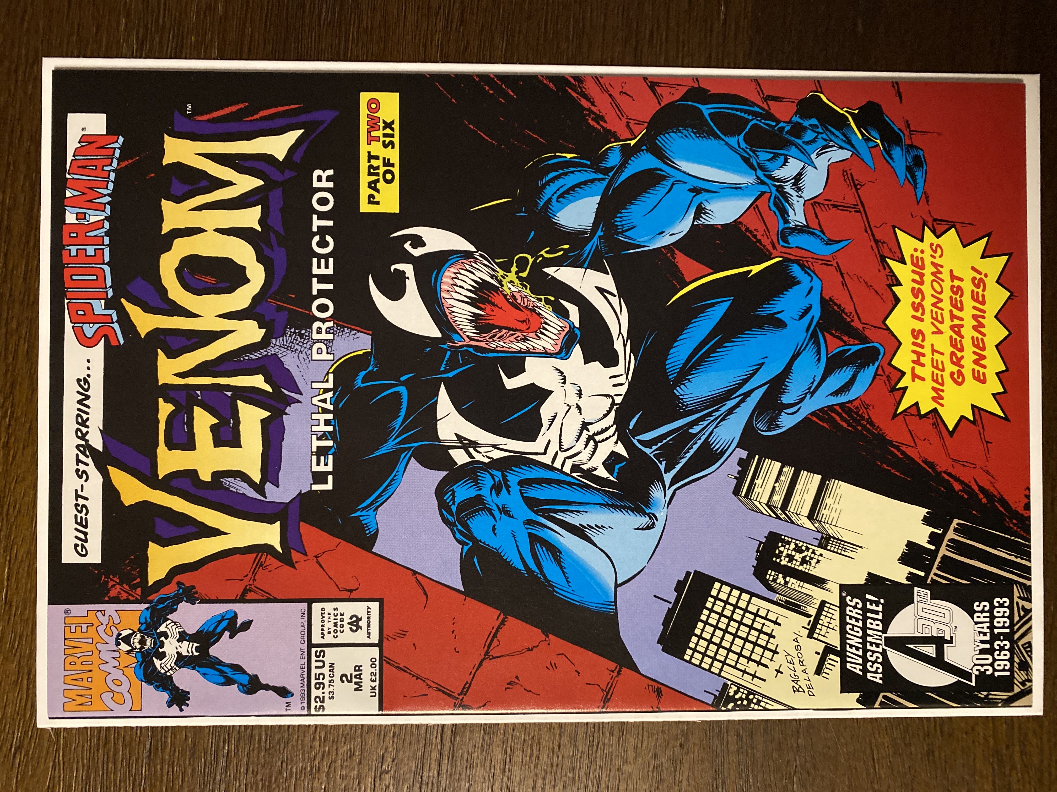 Venom: Lethal Protector - Marvel Comics (2 - Mar 1993) comic book collectible - Main Image 2