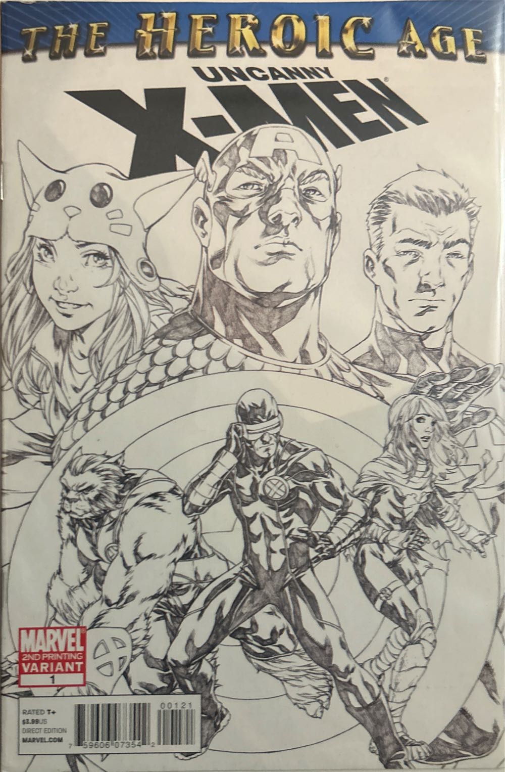 Uncanny X-Men: The Heroic Age - Marvel (1 - Oct 2010) comic book collectible [Barcode 759606073542] - Main Image 3