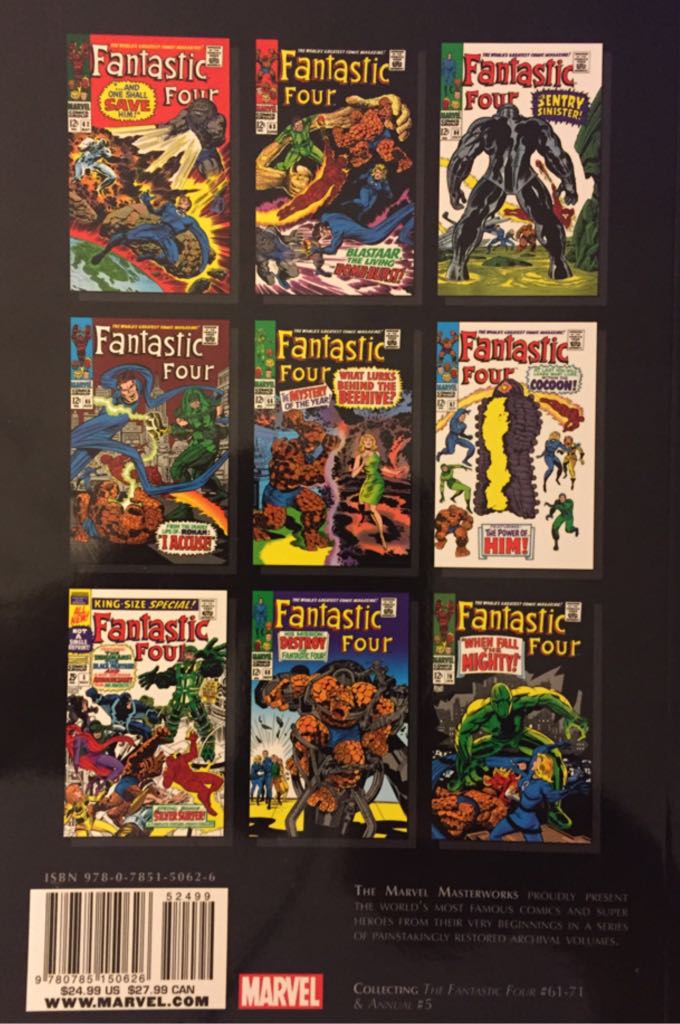 Fantastic Four Epic Collection 61-71  (61-71) comic book collectible [Barcode 978078515062652499] - Main Image 2