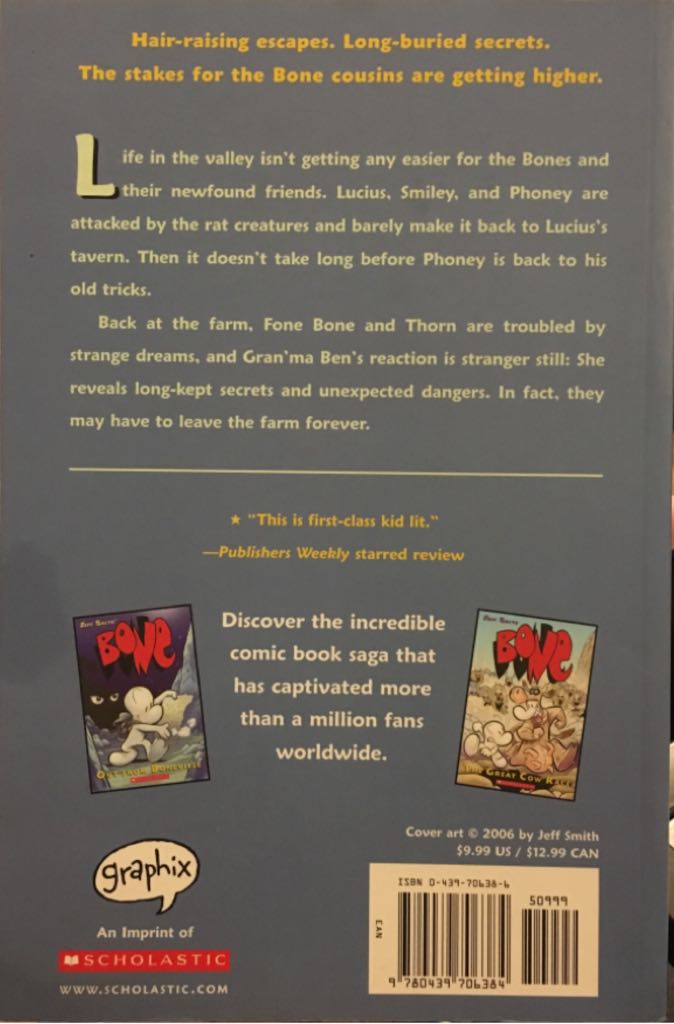 Bone Book 3: Eyes of the Storm - Scholastic (3 - Feb 2006) comic book collectible [Barcode 9780439706384] - Main Image 2
