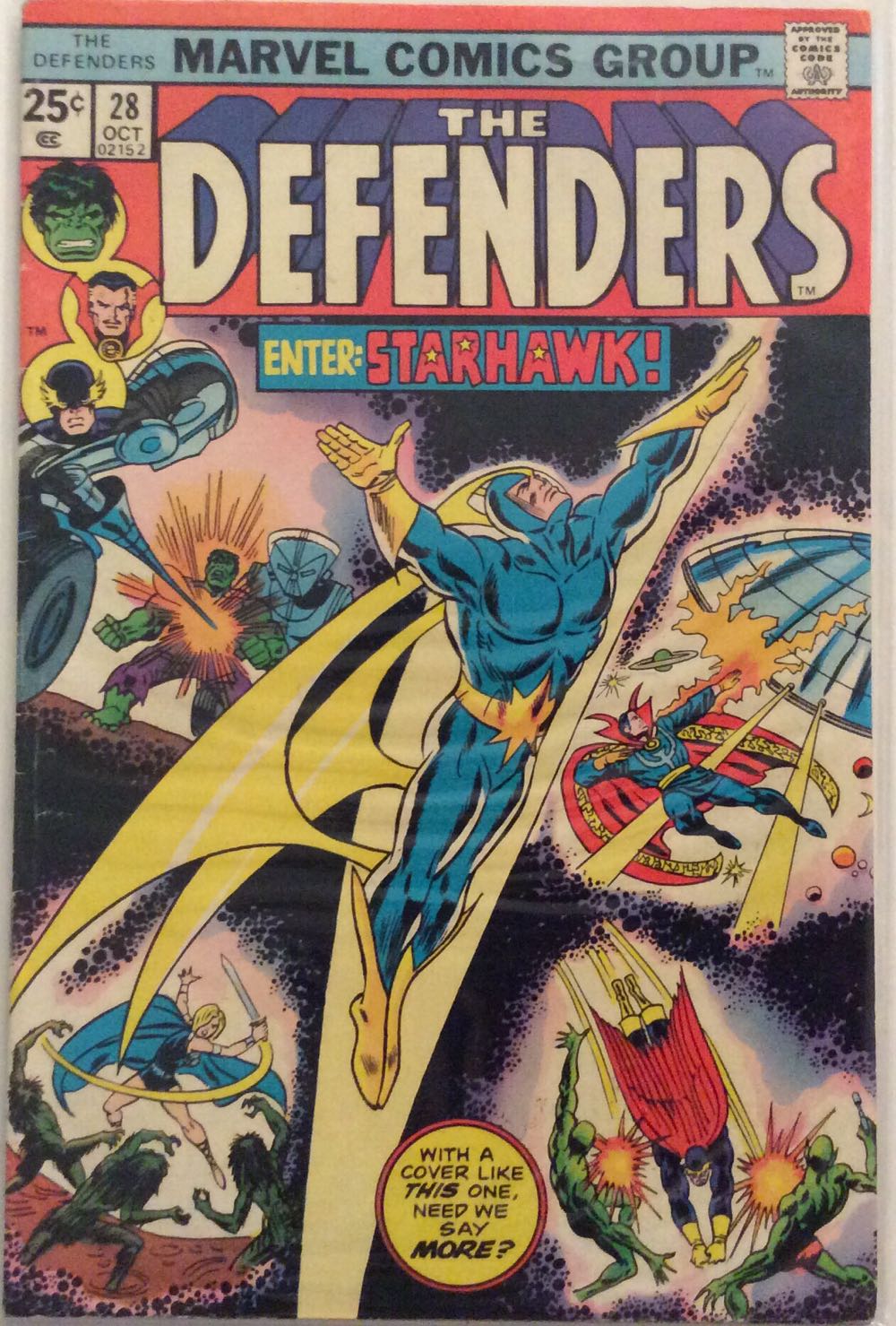The Defenders - Marvel Comics (28 - Oct 1975) comic book collectible [Barcode 071486021520] - Main Image 2