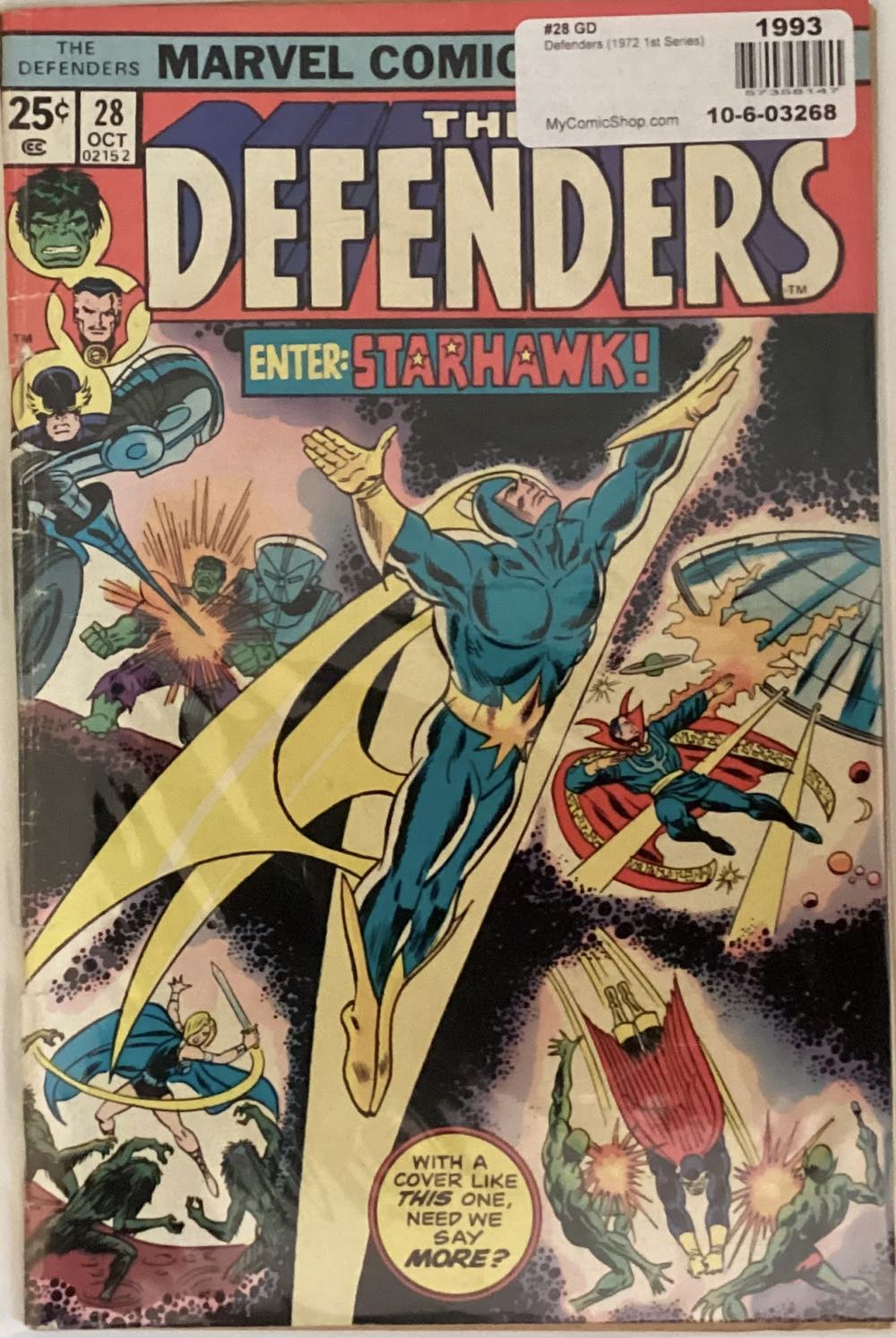The Defenders - Marvel Comics (28 - Oct 1975) comic book collectible [Barcode 071486021520] - Main Image 3