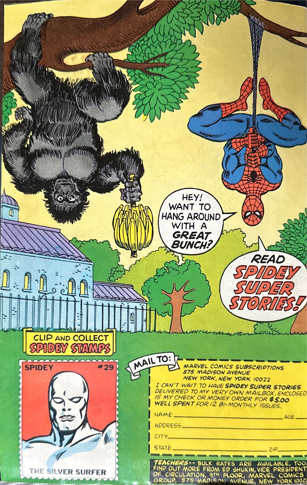 Spidey Super Stories - Marvel Comics (45 - Mar 1980) comic book collectible [Barcode 071486029311] - Main Image 2