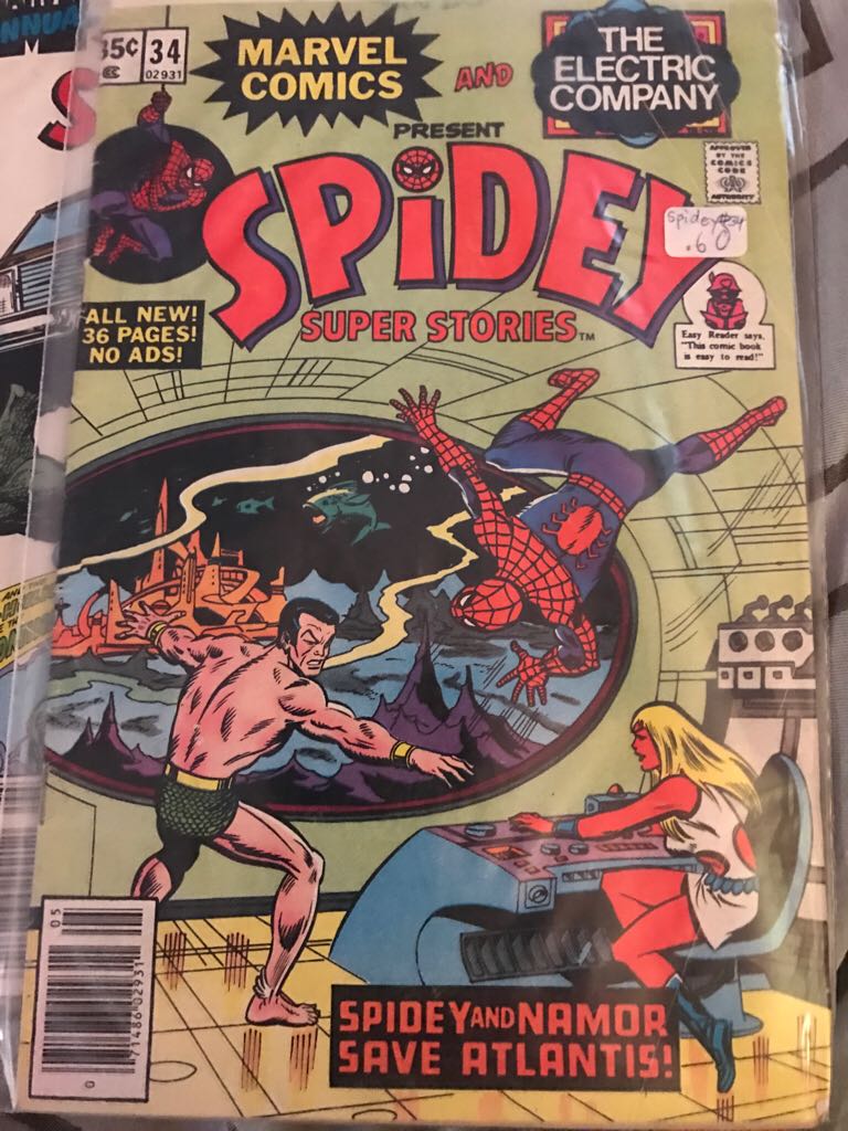 Spidey Super Stories - Buy Me (34 - May 1978) comic book collectible [Barcode 071486029311] - Main Image 1