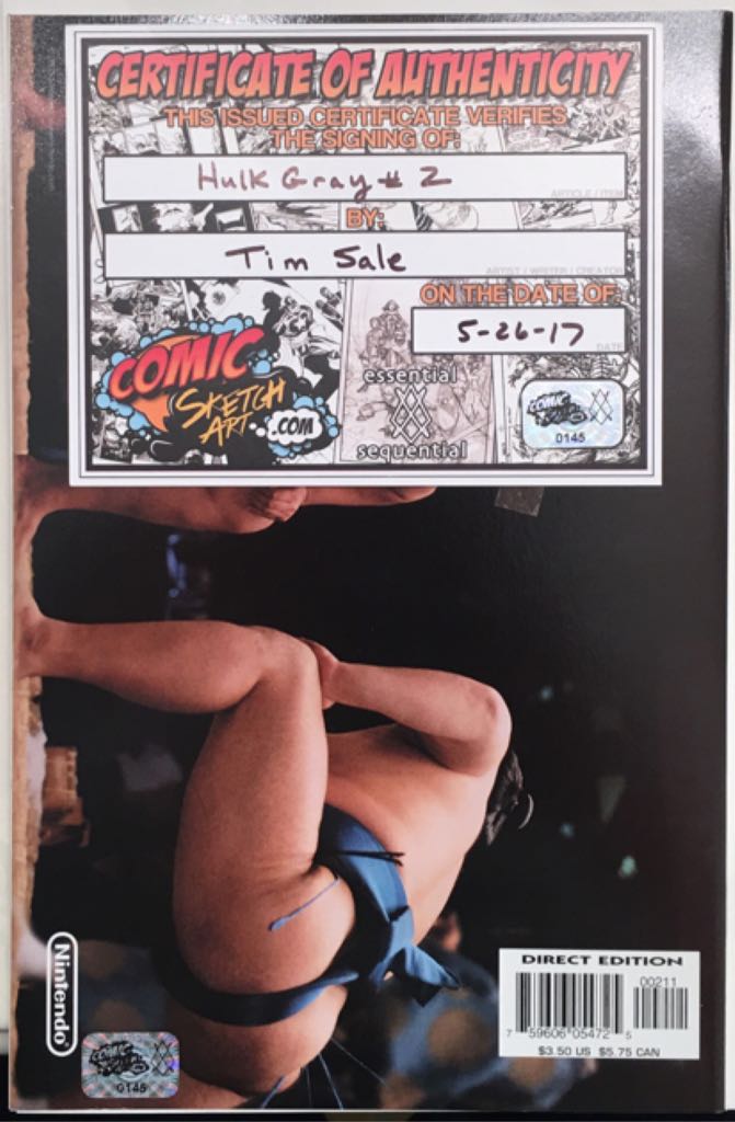 Hulk Gray - Marvel Comcs (2 - Dec 2003) comic book collectible [Barcode 759606054725] - Main Image 2