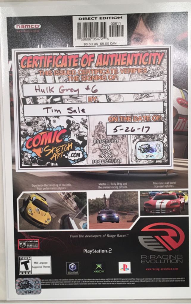 Hulk Gray - Marvel Comics (6 - Apr 2004) comic book collectible [Barcode 759606054725] - Main Image 2