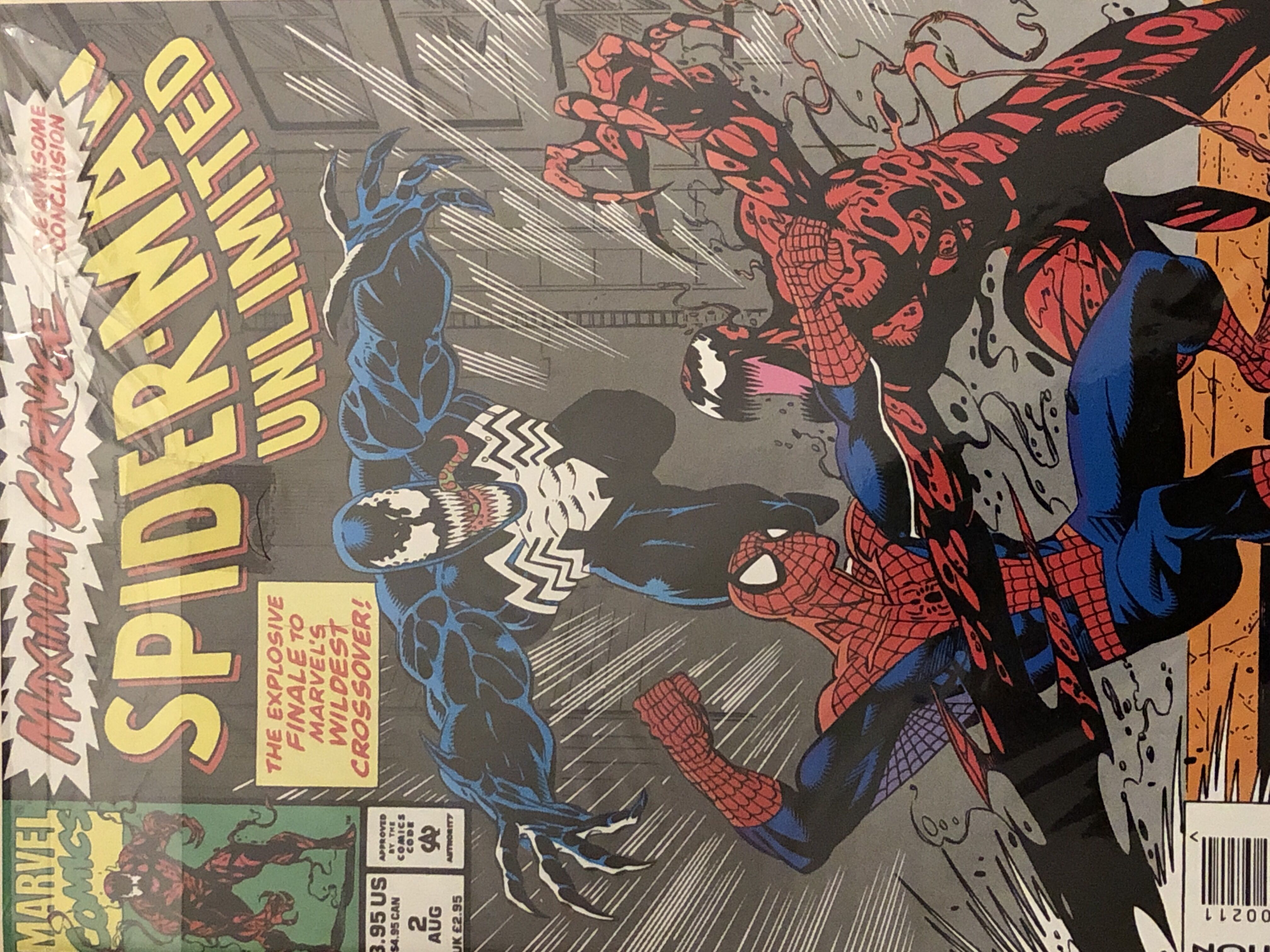 Spider-Man Unlimited - Marvel Comics (2 - 08/1993) comic book collectible [Barcode 75960601372200211] - Main Image 2