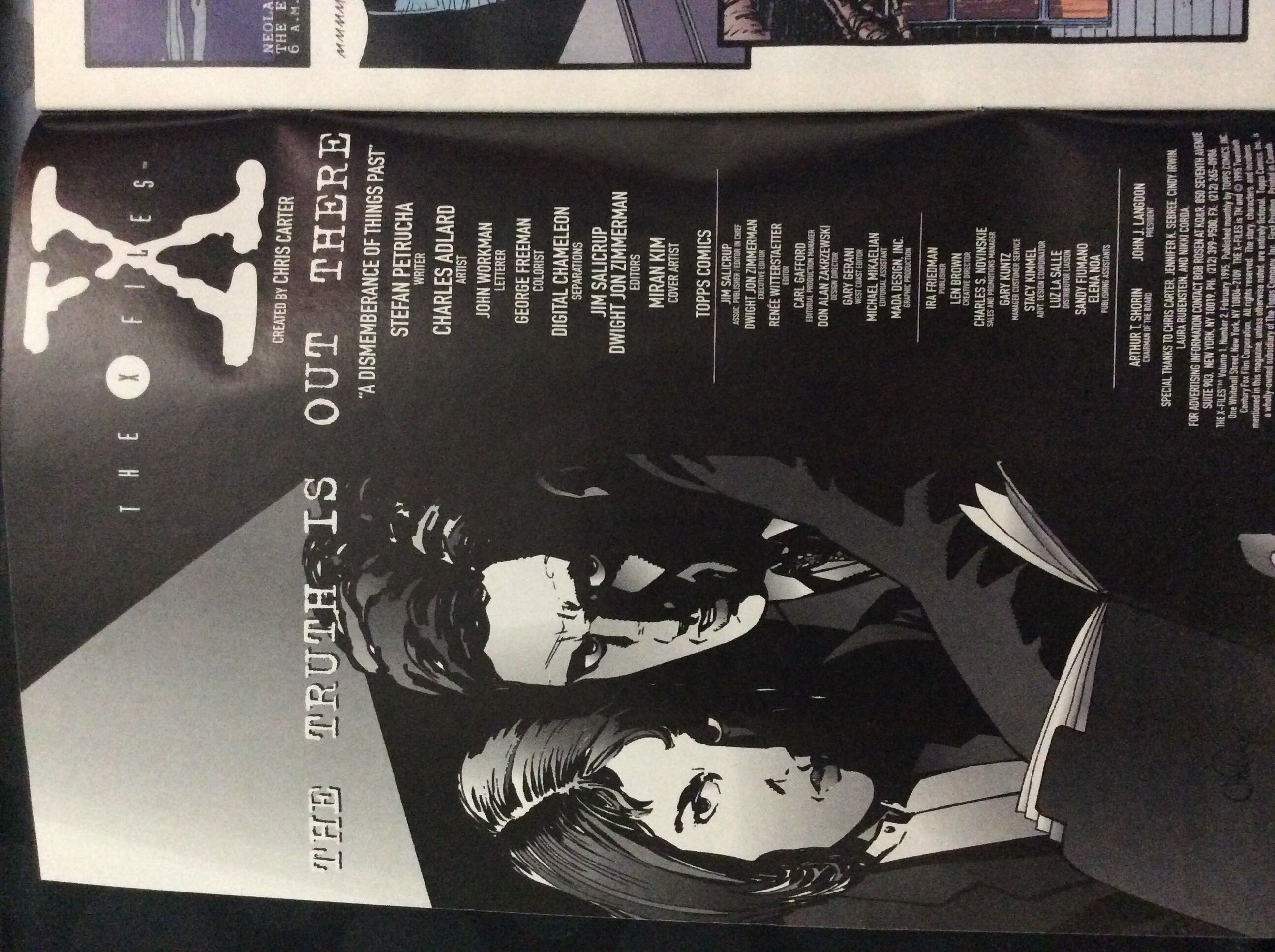 X Files, The - Topps Comics (2 - Feb 1995) comic book collectible [Barcode 071896474473] - Main Image 2