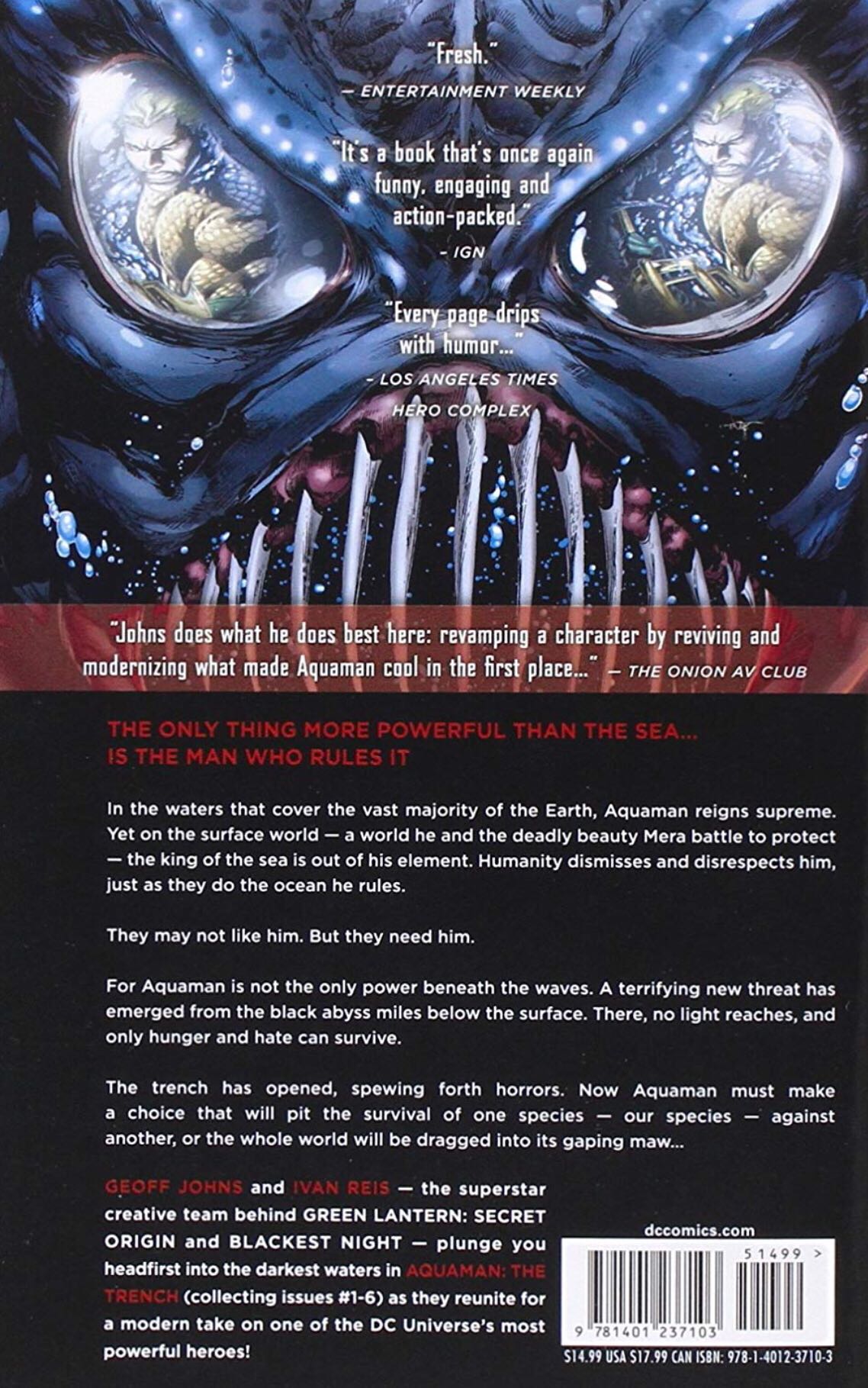 Aquaman: New 52 Vol. 1: The Trench - DC (1 - Nov 2011) comic book collectible [Barcode 9781401235512] - Main Image 2