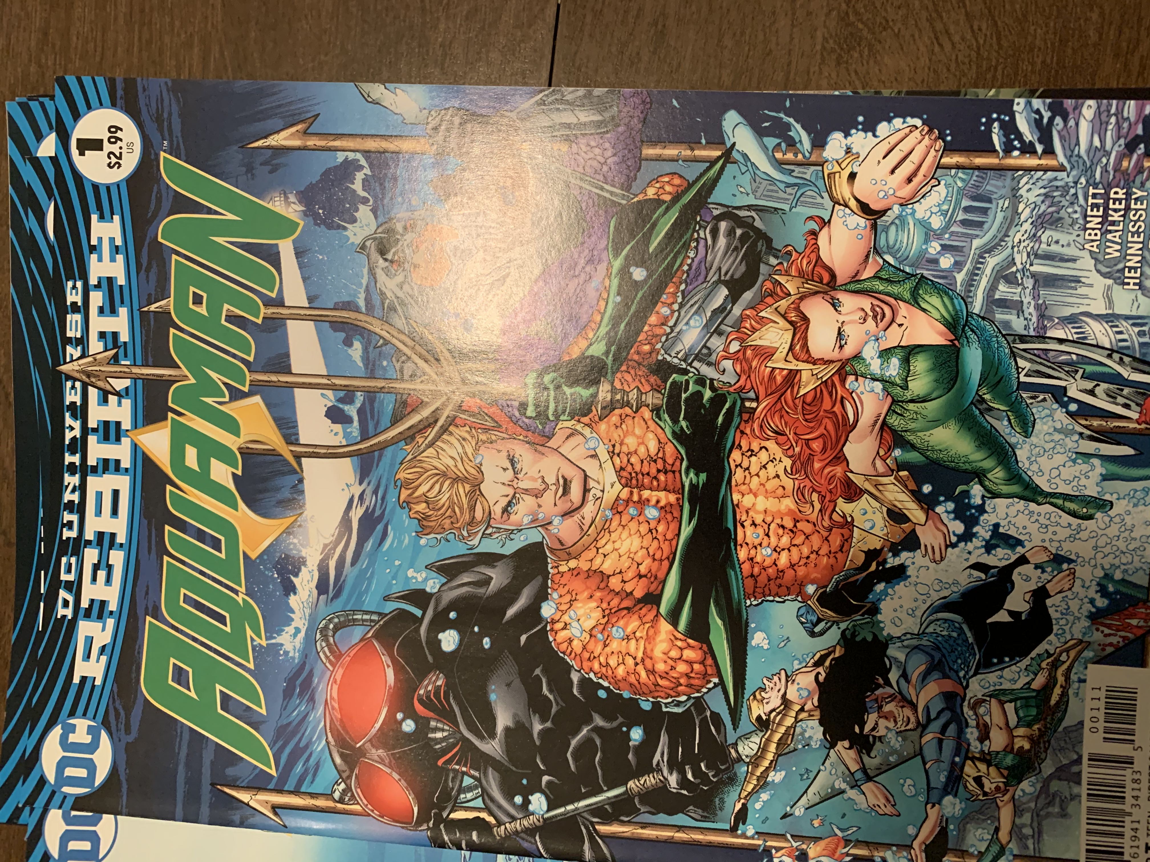 Aquaman - DC Comics (1 - Aug 2016) comic book collectible [Barcode 76194134183500111] - Main Image 3