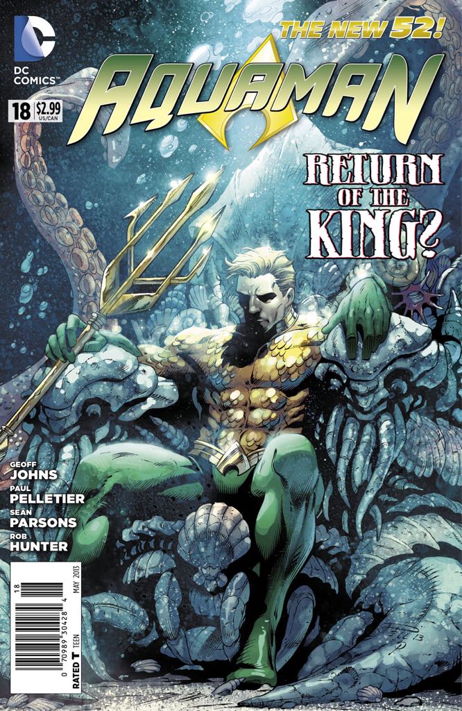 Aquaman - DC Comics (18 - May 2013) comic book collectible [Barcode 76194130497701811] - Main Image 1