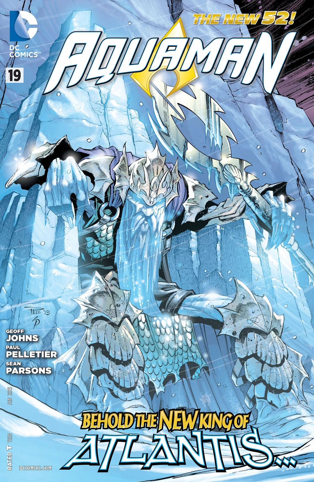Aquaman (2011) (New 52) - DC Comics (19 - Jun 2013) comic book collectible [Barcode 76194130497701911] - Main Image 2