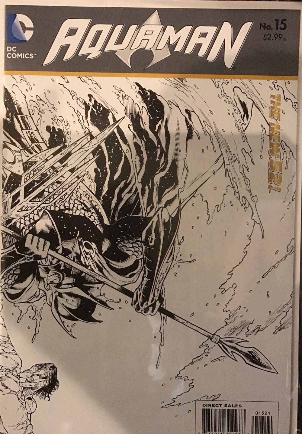 Aquaman - DC Comics (15 - Feb 2013) comic book collectible [Barcode 76194130497701511] - Main Image 3