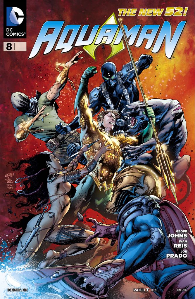 Aquaman (2011) (New 52) - DC Comics (8 - Jun 2012) comic book collectible [Barcode 76194130497700811] - Main Image 1