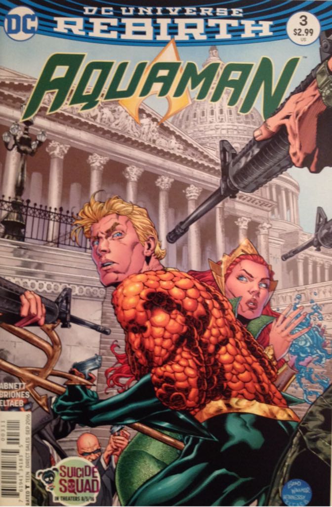 Aquaman - DC Comics (3 - Sep 2016) comic book collectible [Barcode 76194134183500311] - Main Image 1