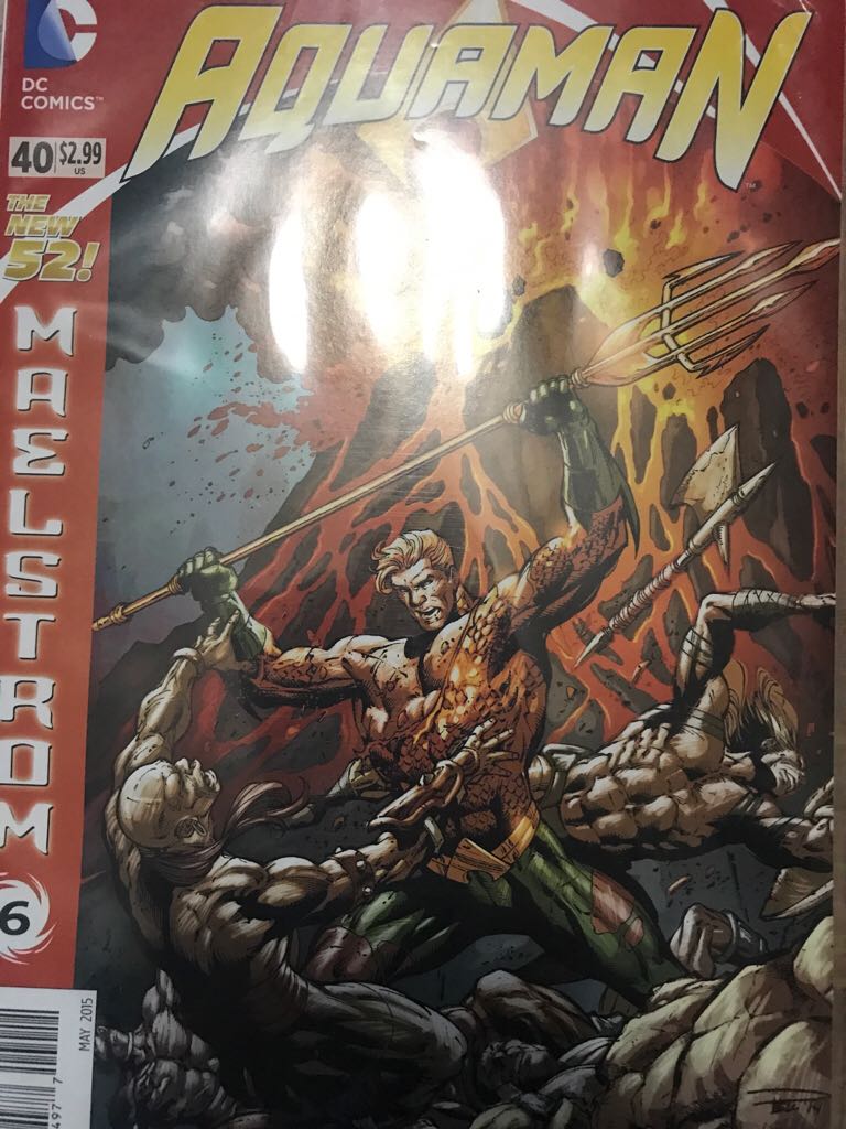 Aquaman: New 52 - DC Comics (40 - May 2015) comic book collectible [Barcode 76194130497704011] - Main Image 1