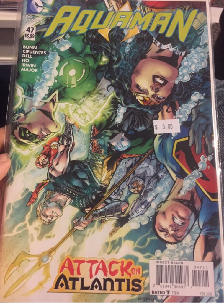 Aquaman New 52  (47) comic book collectible [Barcode 76194130497704711] - Main Image 1