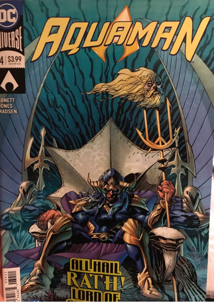 Aquaman (2016) - DC (Detective Comics) (34 - May 2018) comic book collectible [Barcode 761941341835] - Main Image 1