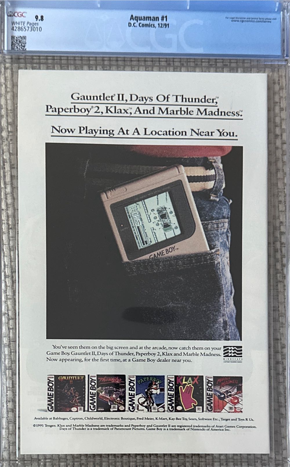 Aquaman - DC (1 - Dec 1991) comic book collectible [Barcode 070989308138] - Main Image 2