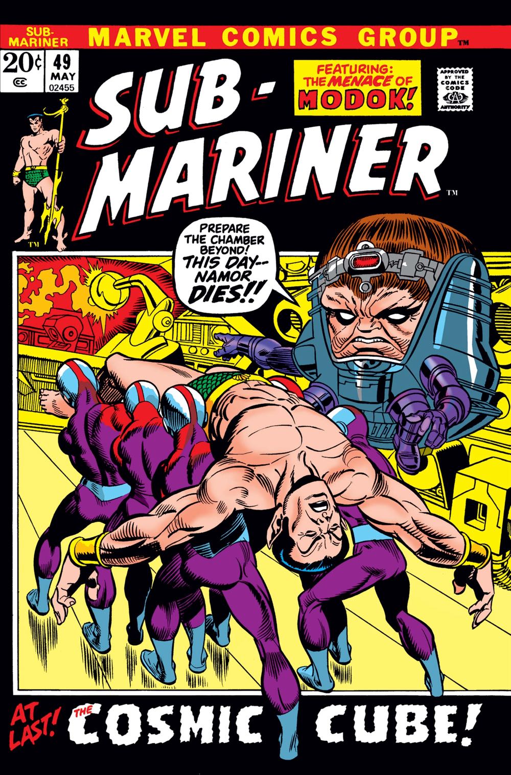 Sub-Mariner - Marvel Comics Group (49 - May 1972) comic book collectible [Barcode 75960606022100111] - Main Image 2