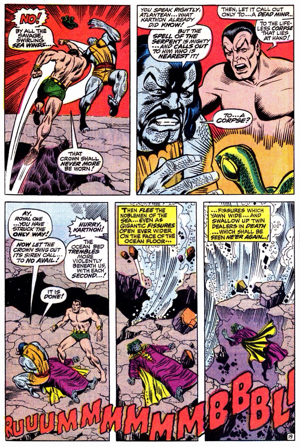 Sub-Mariner 13 - Marvel Comics (13 - May 1969) comic book collectible - Main Image 4