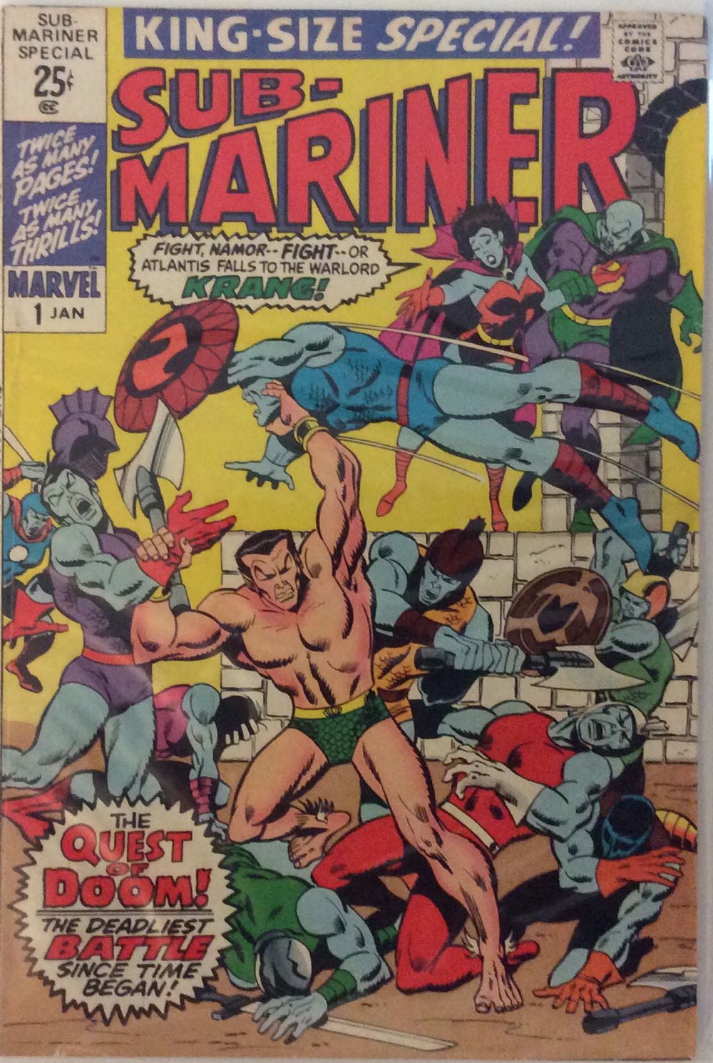 Sub-Mariner Annual - Marvel Comics (1 - Jan 1971) comic book collectible - Main Image 2
