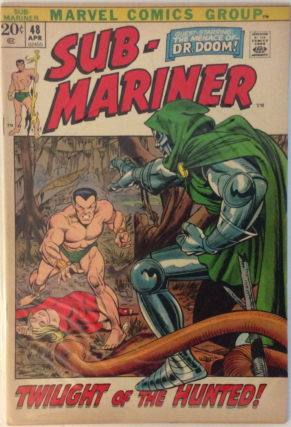 Sub-Mariner (Vol. 1) - Marvel Comics Group (48 - Apr 1972) comic book collectible - Main Image 3