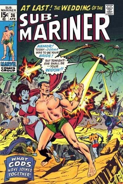 Sub-mariner, The Prince Namor - Marvel Comics Group (36 - Apr 1971) comic book collectible - Main Image 1