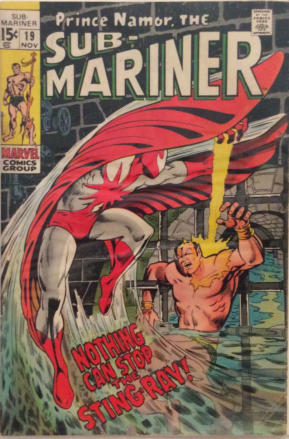 Sub-Mariner - Marvel Comics (19 - Nov 1969) comic book collectible [Barcode 75960606022100111] - Main Image 2