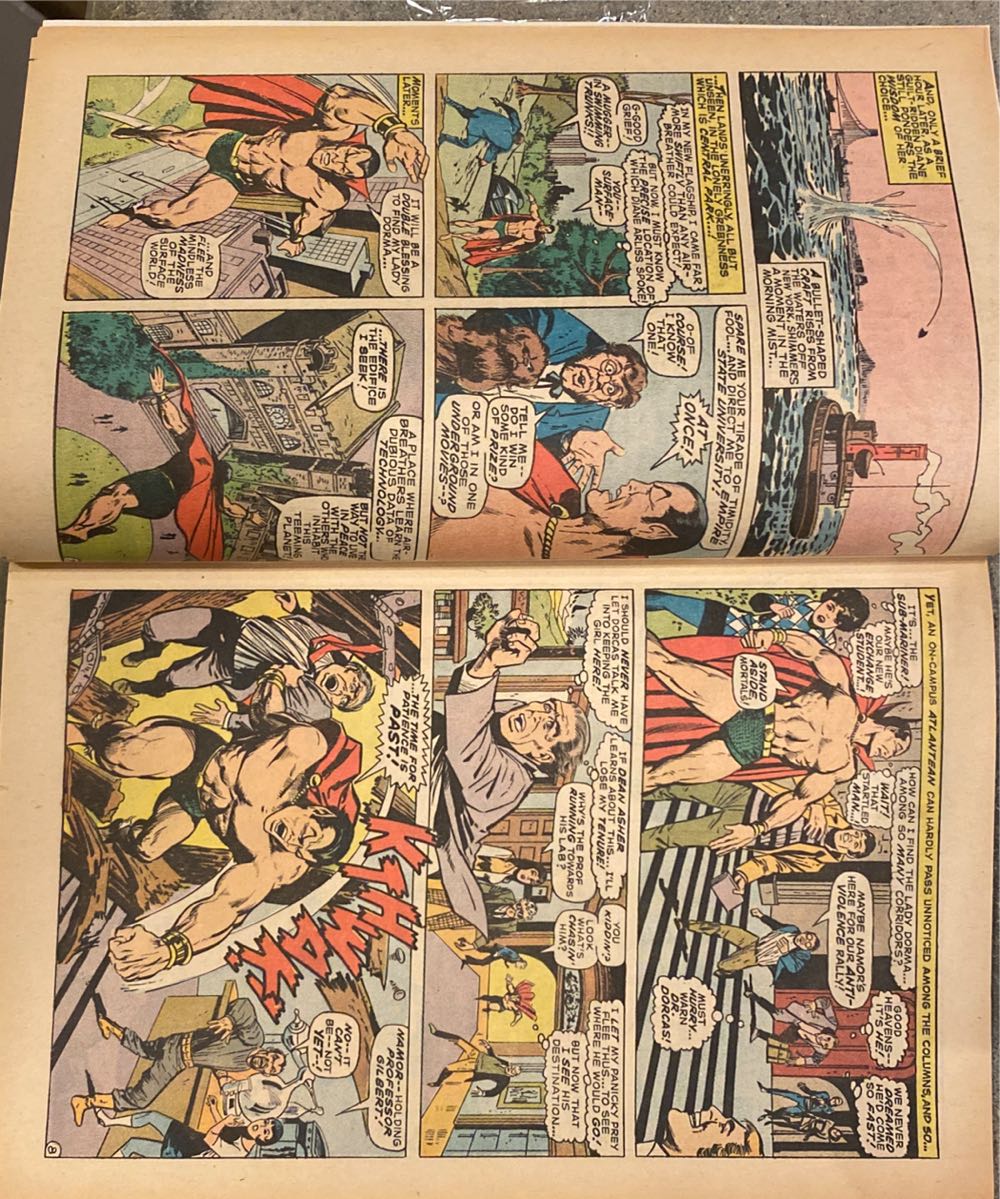 Sub-mariner 15 - Marvel Comics (15 - Jul 1969) comic book collectible [Barcode 75960606022100111] - Main Image 3