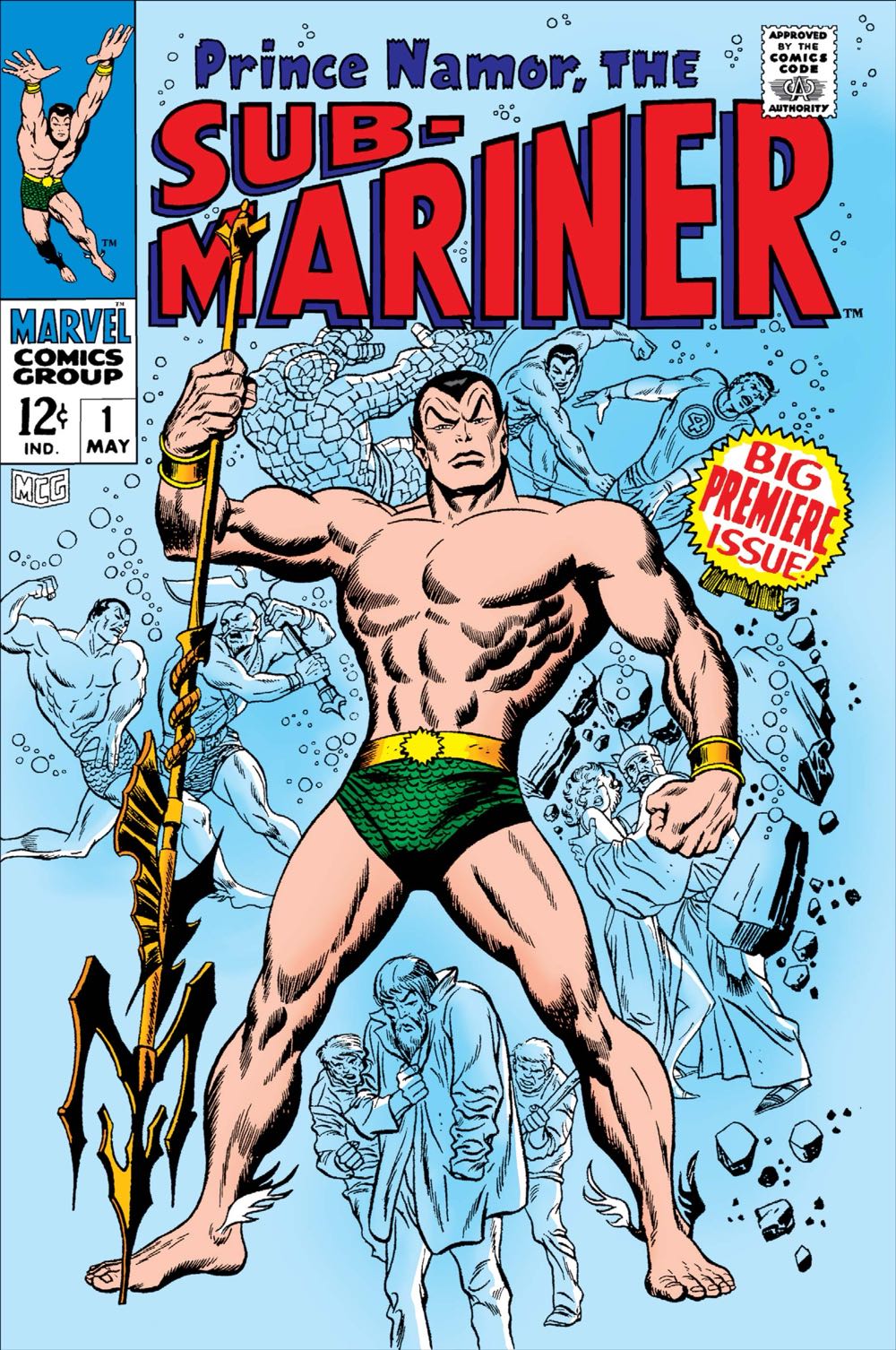 Sub-Mariner - Marvel Comics Group (1 - May 1968) comic book collectible - Main Image 3