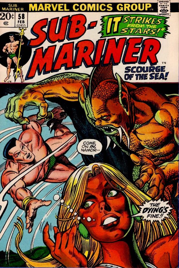 Sub-mariner, The Prince Namor - Marvel Comics Group (58 - Feb 1973) comic book collectible - Main Image 1