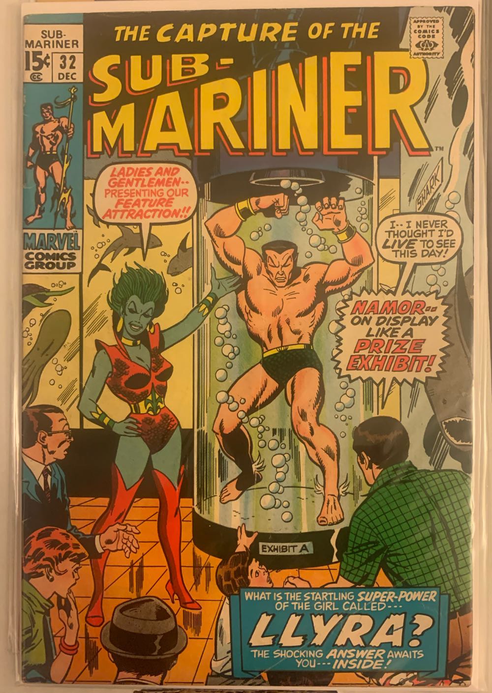 Sub-Mariner (Vol. 1) - Marvel Comics Group (32 - Dec 1970) comic book collectible [Barcode 75960606022100111] - Main Image 3