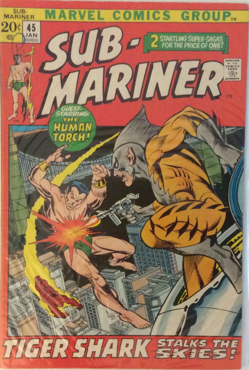 Sub-Mariner - Marvel Comics (45 - Jan 1972) comic book collectible - Main Image 3