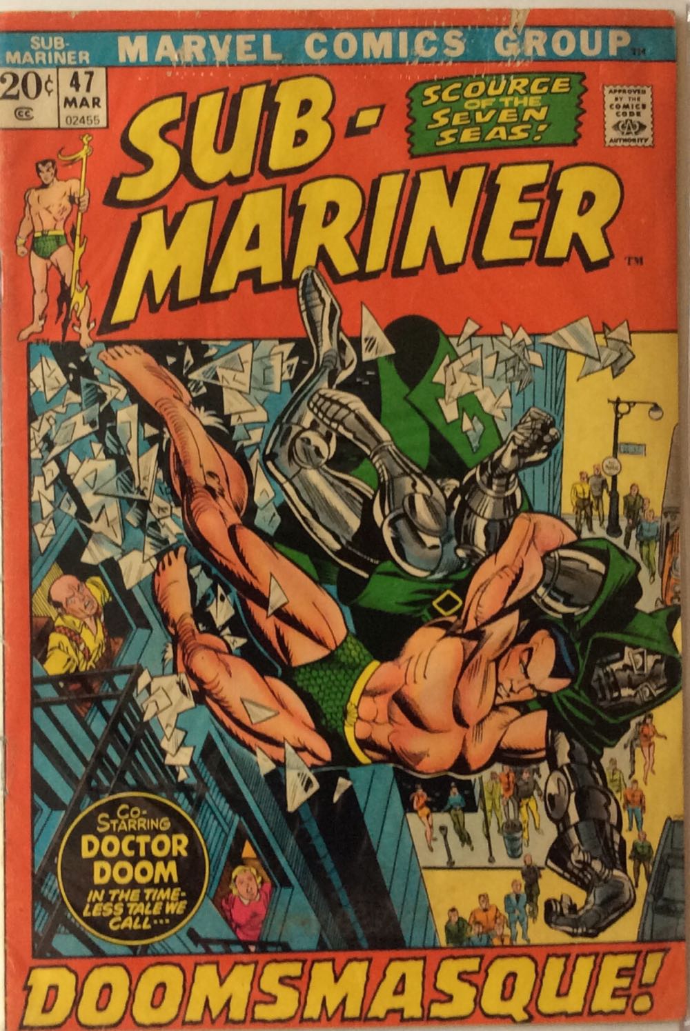 Sub-Mariner - Marvel Comics Group (47 - Mar 1972) comic book collectible - Main Image 2