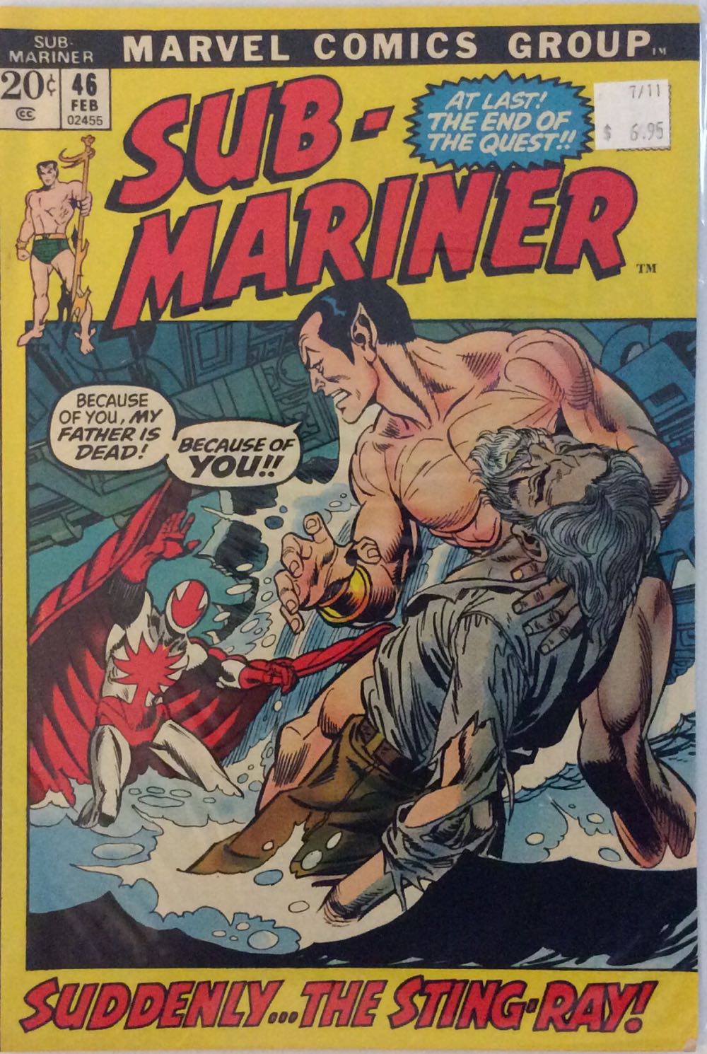 Sub-mariner - Marvel Comics (46 - Feb 1972) comic book collectible - Main Image 2