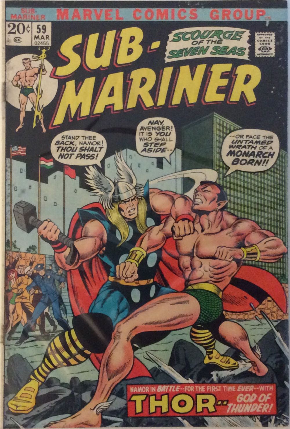 Sub-Mariner - Marvel Comics (59 - Mar 1973) comic book collectible - Main Image 2