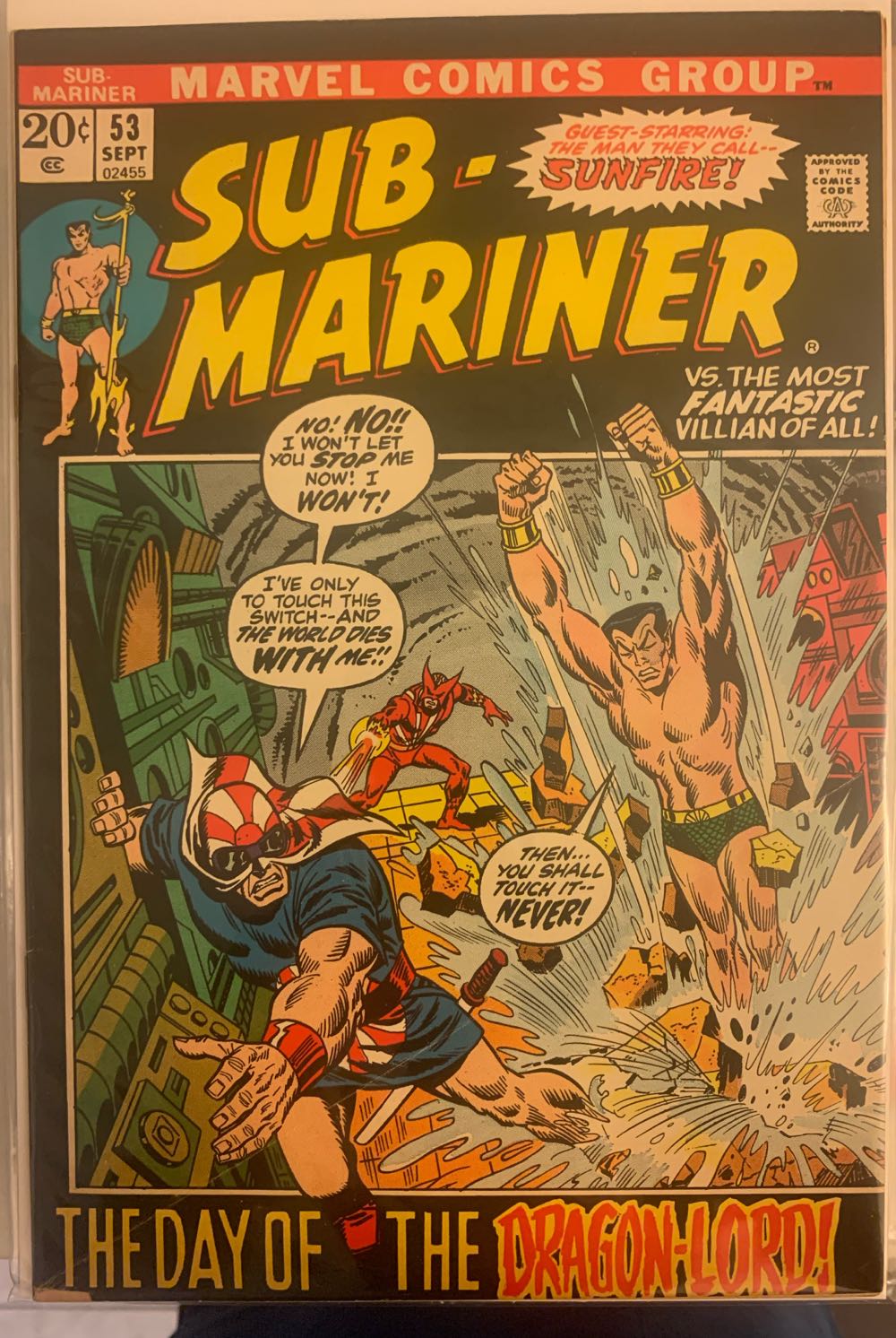 Sub-mariner - Marvel Comics (53 - Sep 1972) comic book collectible - Main Image 3