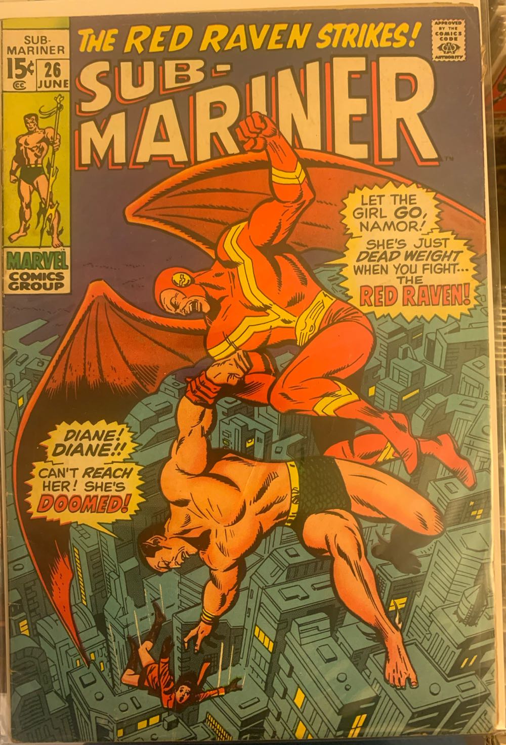 Sub-Mariner - Marvel Comics Group (26 - Jun 1970) comic book collectible - Main Image 3