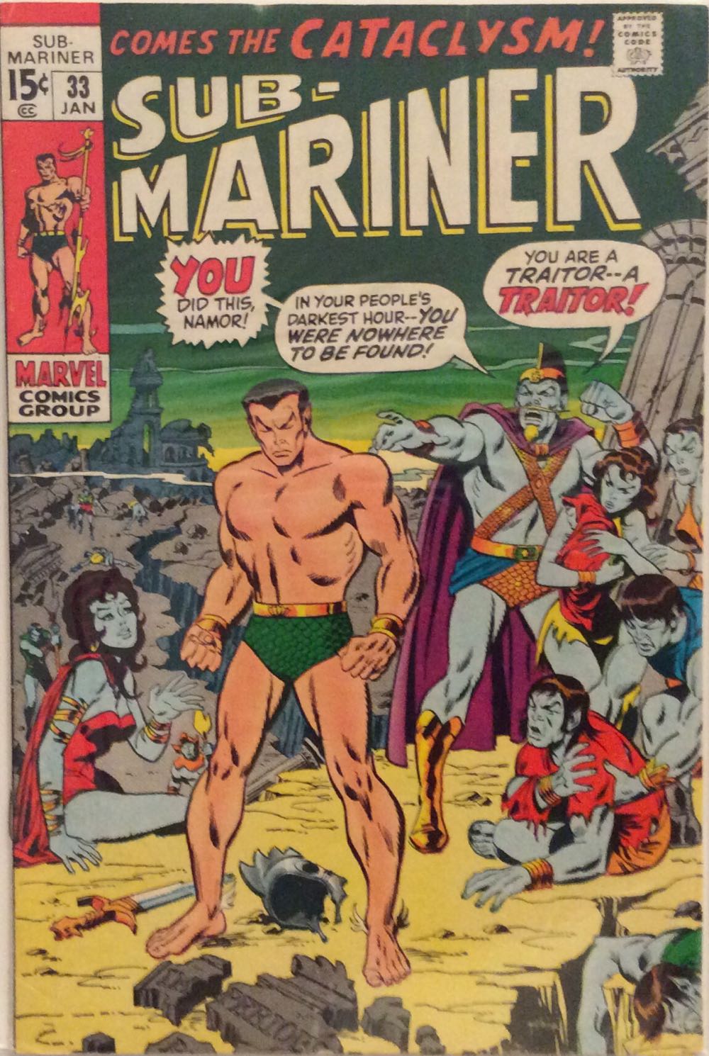 Sub-Mariner - Marvel Comics (33 - Jan 1971) comic book collectible - Main Image 2