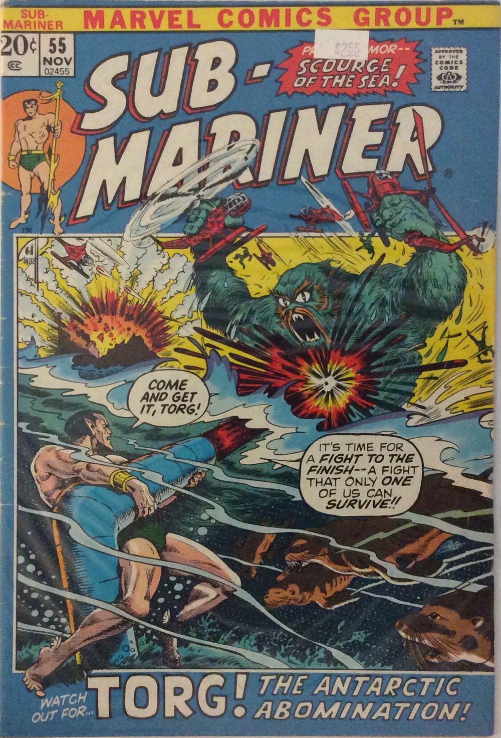 Sub-mariner, The Prince Namor - Marvel Comics Group (55 - Nov 1972) comic book collectible - Main Image 2