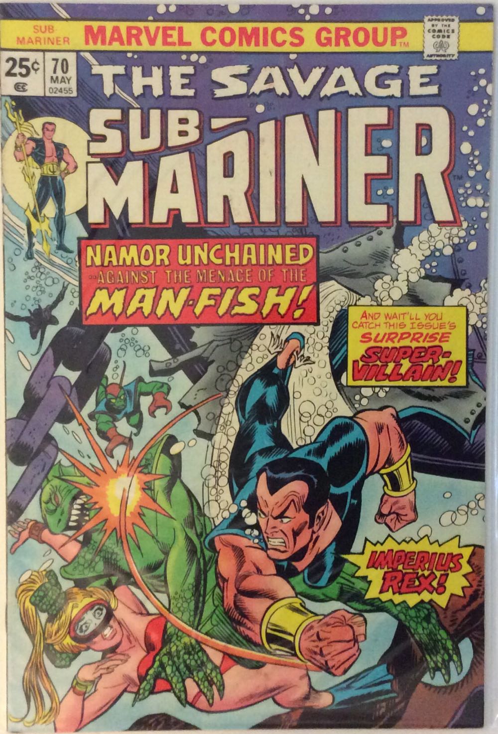 Sub-Mariner - Marvel Comics Group (70 - May 1974) comic book collectible - Main Image 2