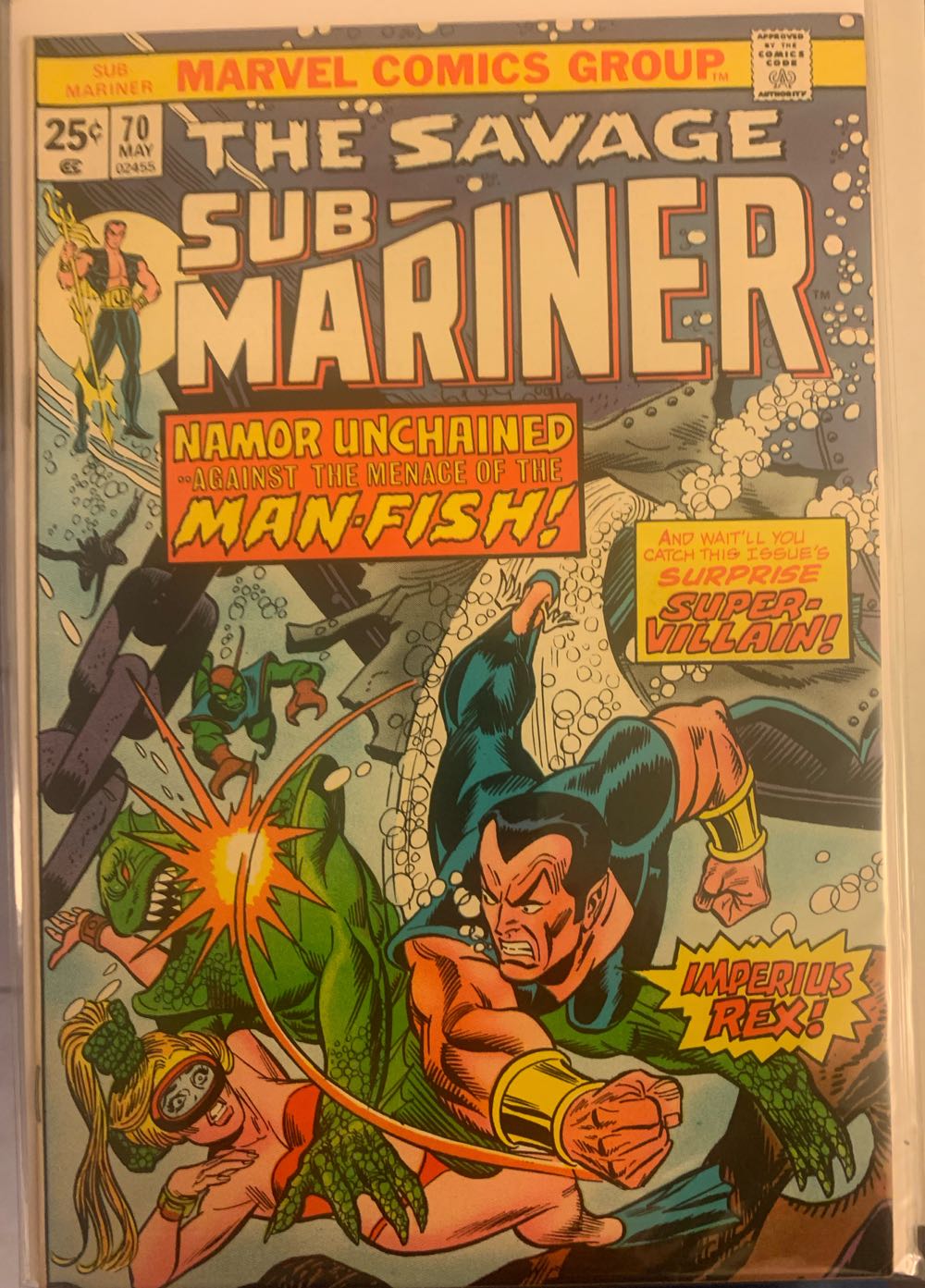 Sub-Mariner - Marvel Comics Group (70 - May 1974) comic book collectible - Main Image 3