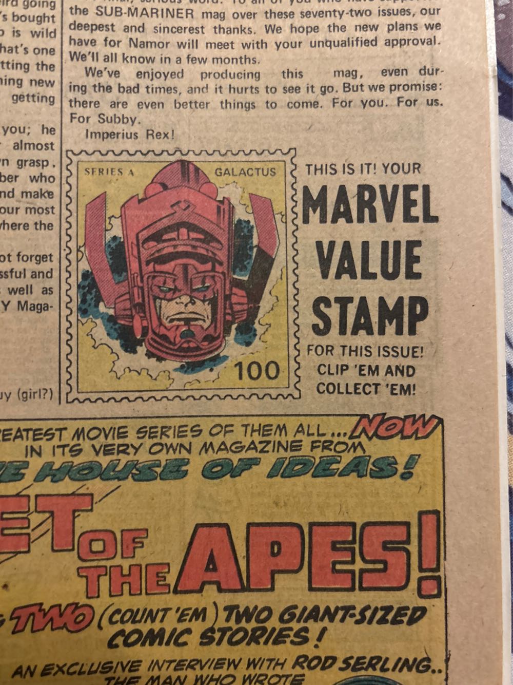 Sub-Mariner - Marvel Comics (72 - Sep 1974) comic book collectible - Main Image 3