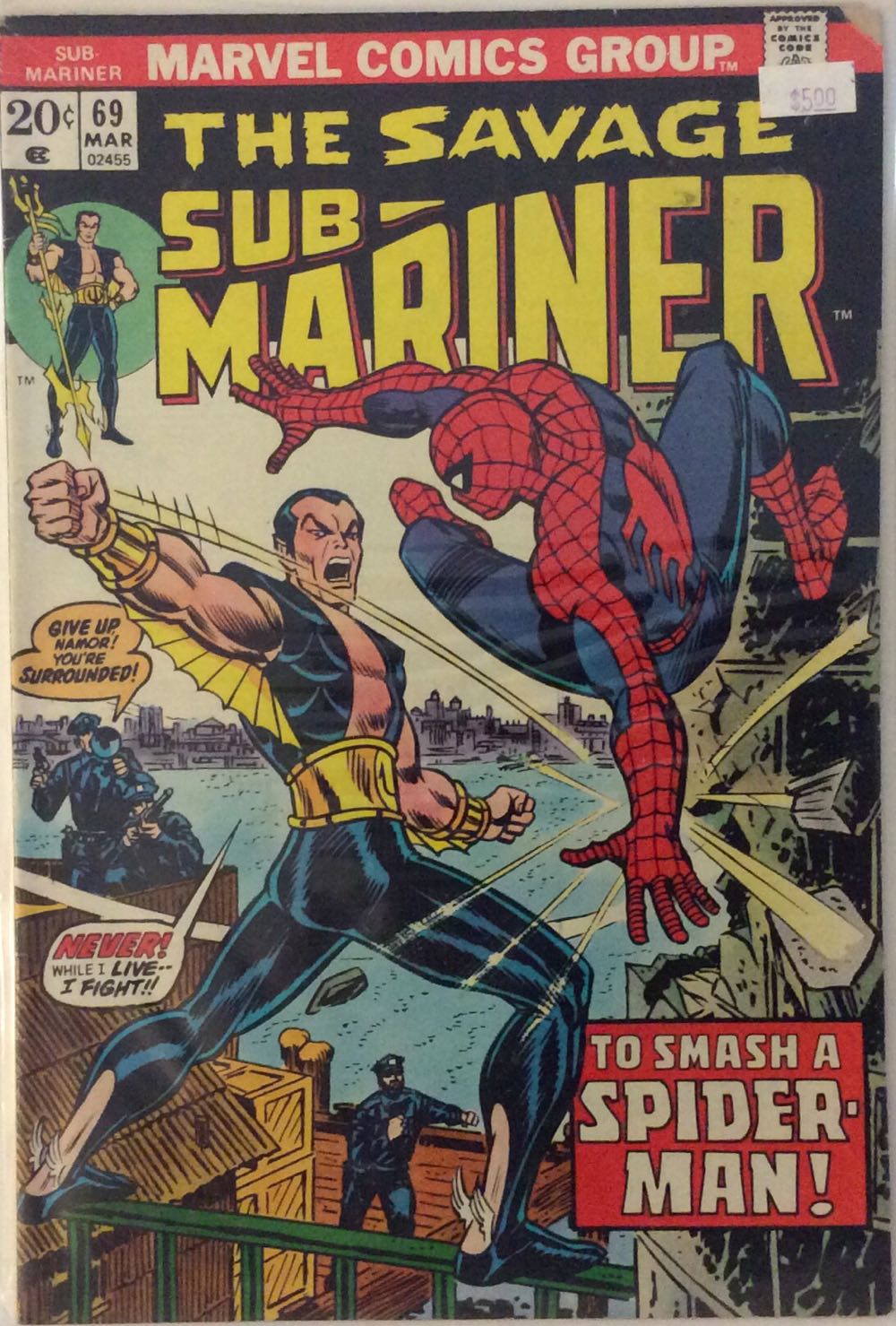 Sub-mariner - Marvel Comics Group (69 - Mar 1974) comic book collectible - Main Image 2