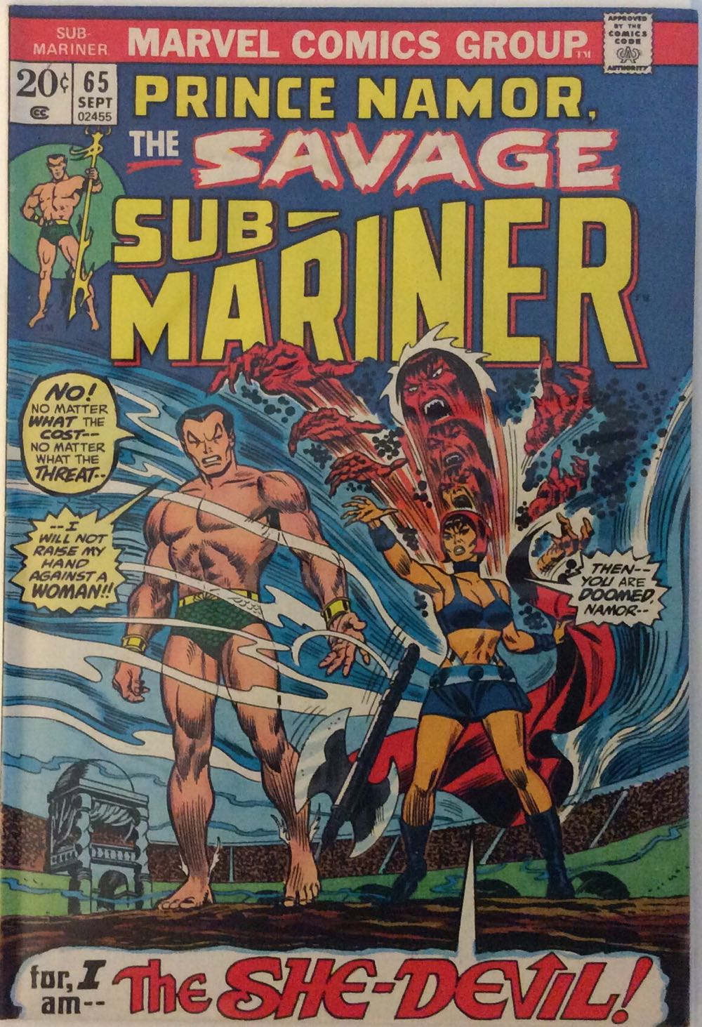 The Cry Of The She-Beast - Marvel Comics (65 - Sep 1973) comic book collectible - Main Image 2